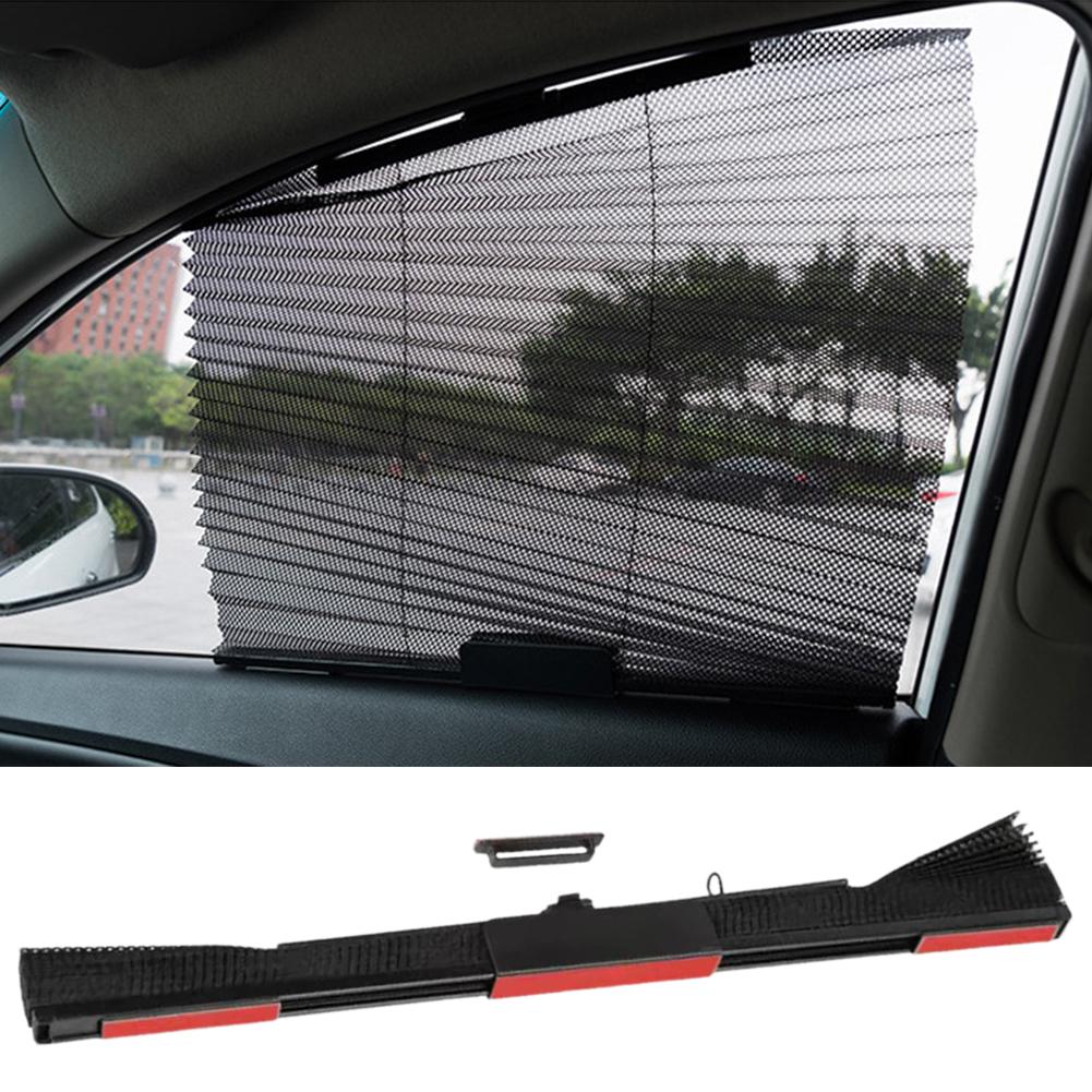 Car Side Window Sun Shade Retracted Sunshades Mesh UV Protection Curtains Auto Truck Summer Protector Window Film Trim