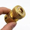 Brass 1/2" Garden Hose Quick Connector 16Mm Hose Waterstop Connector Copper