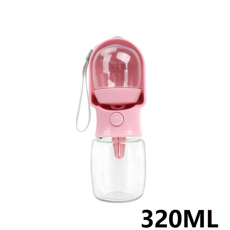 

Leakproof 2 In 1 Dog Water Bottle With Food Storage Portable Pet Water Dispenser For Walking Travel Outdoor Activities