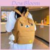 Cartoon Bear Backpack For Girls With Breathable Nylon And Air Cushion Straps For Daily Use