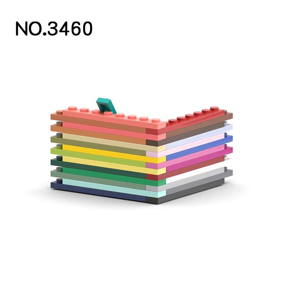 20Pcs MOC 3460 Plate 1 X 8 Brick Parts Building Blocks Particle DIY Kids Brain Game Assmble Toy Birthday Gift