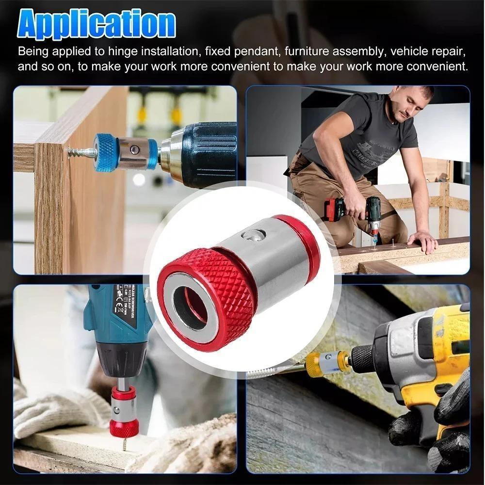 6/1 buc. Inel magnetic Cross Phillips Suport pentru biți pentru șurubelniță Magnetizator puternic Instrument electric universal Accesorii Phillips electrice