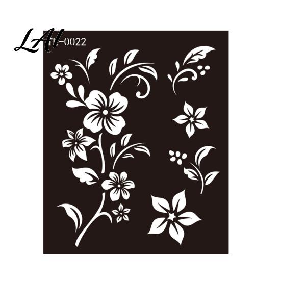 Indian Hand-painted Tattoo Henna Stencil Reusable DIY Tattooing Template Floral Animal Patterns Hand And Wrist Stencil for Temporary Tattoos