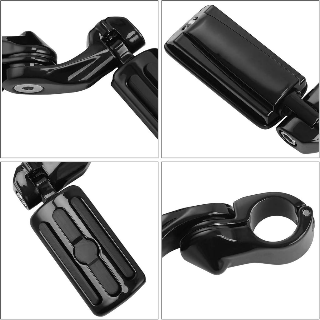 32mm Diameter Footpegs for Harley Cruise Glide, Street Glide, and Bumper Modification