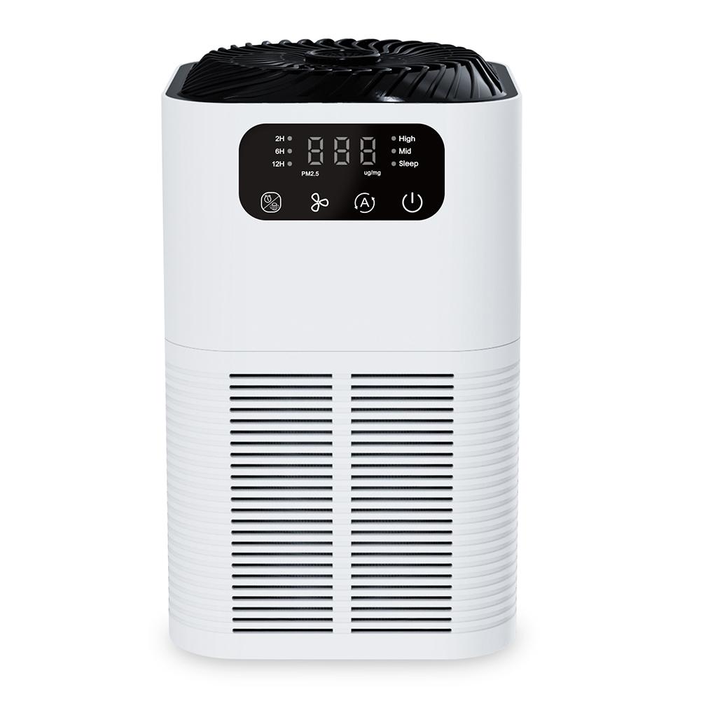 Air Purifier with HEPA Filter and Negative Ion Functionality Featuring Three Modes of Operation and Four Timer Choices