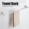 57CM Handtuchstange Edelstahl Wandmontierter Handtuchhalter Haken Aufbewahrungsregal für Badezimmer Badezimmerregal Handtuchständer Handtuchregal