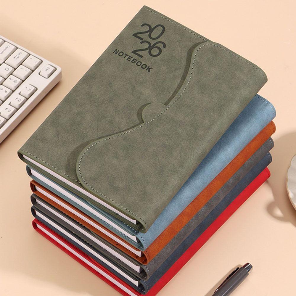 English Notebook Efficiency Manual Diary Weekly Planner 2026 Schedule Book School Office Supplies