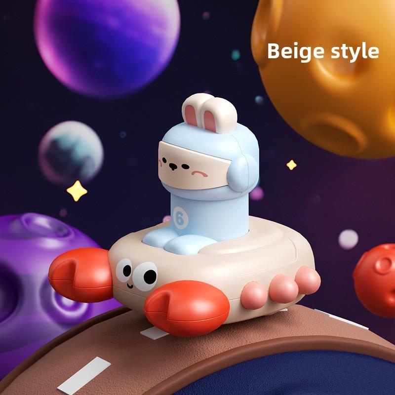 Spaceship Pressed Kids Toy Car Inertia Vehicle For Early Development And Play