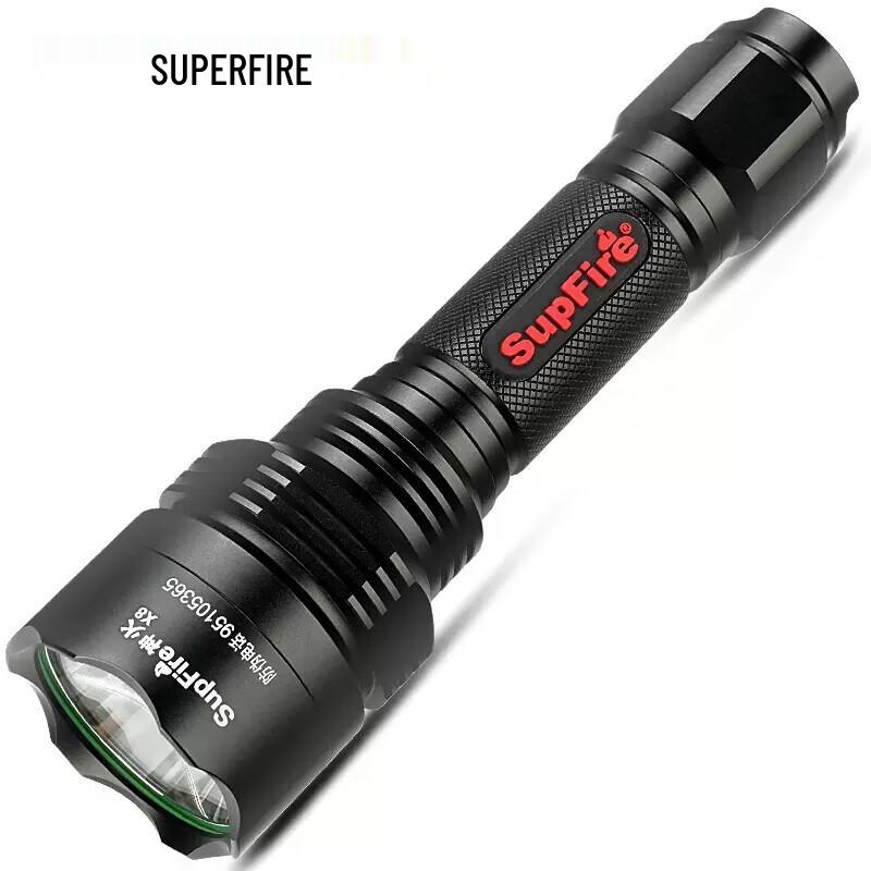 SupFire X8 Rechargeable Industrial Waterproof Flashlight