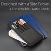 Detachable Pen Sleeve Case Adjustable Hard Cover Journals Pen Holder  for Books Binders