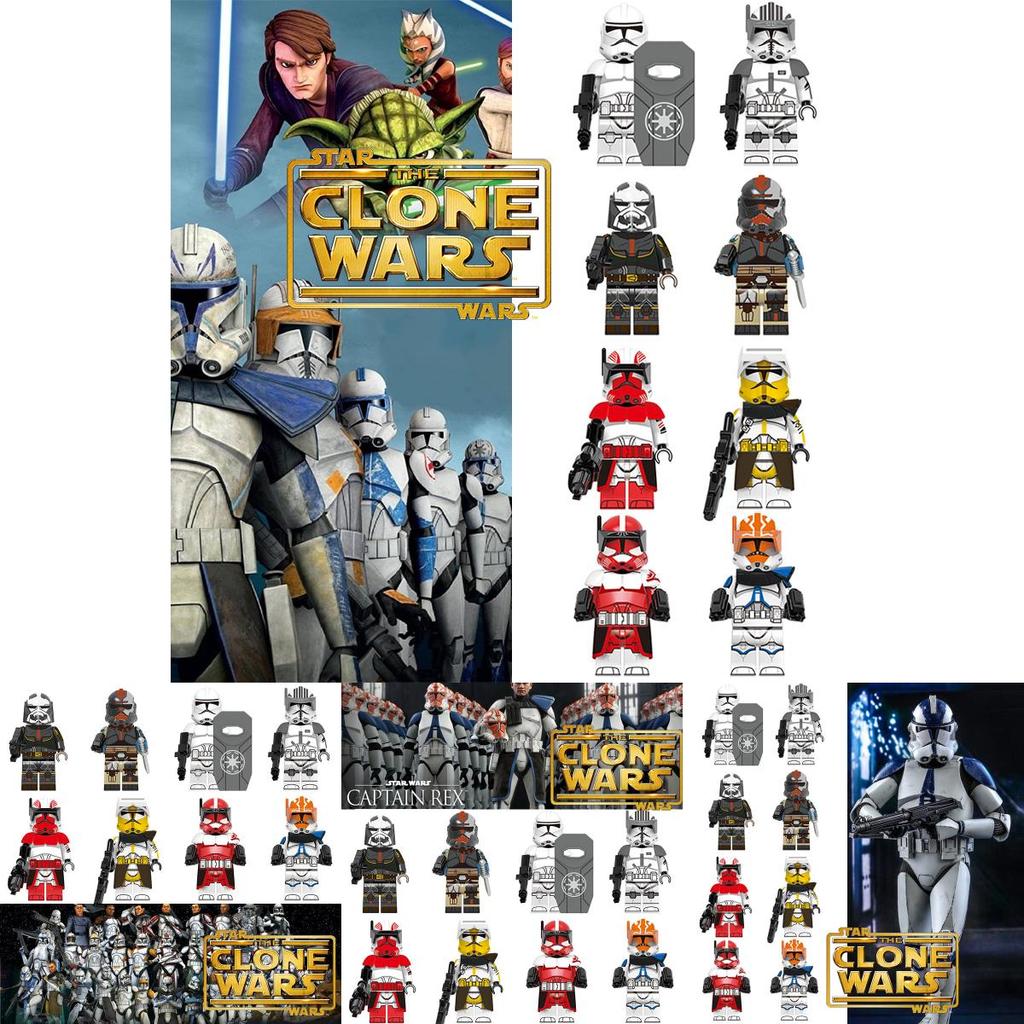 Xh G0117 Tv Movie Series Sci-fi Commander Building Block Toy In Bag Abs Plastic Material