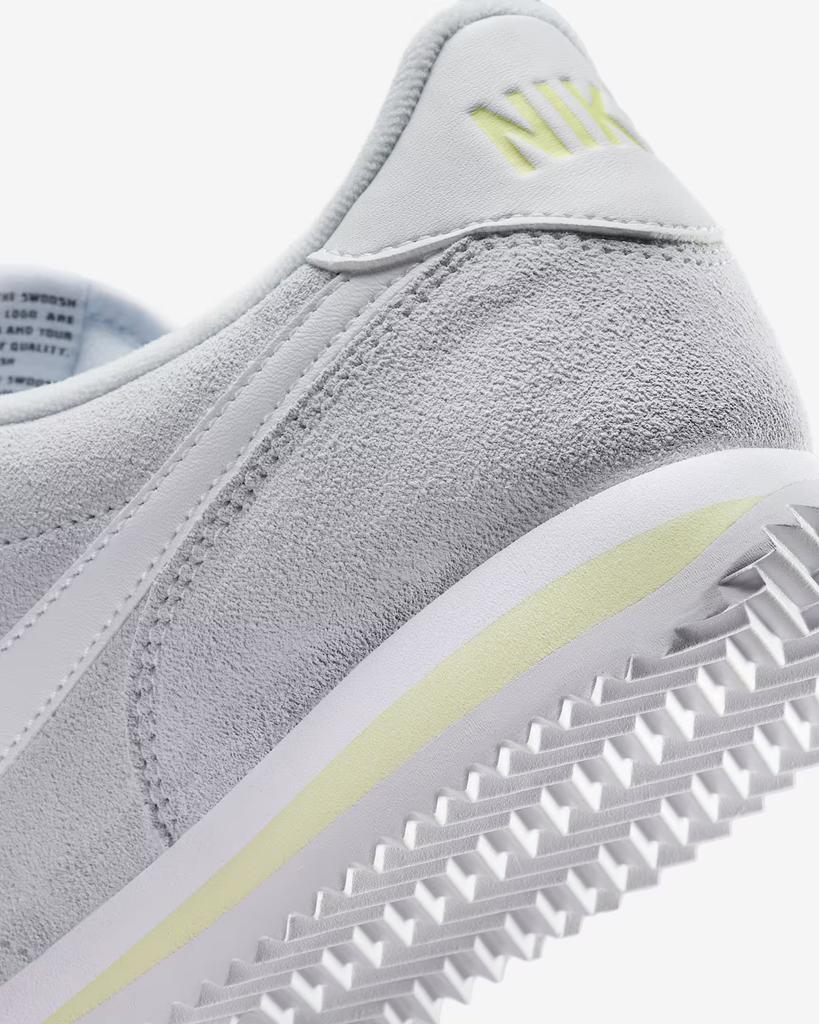 IB1857-001 Nike Cortez Football Grey Alabaster Black White (Women's)