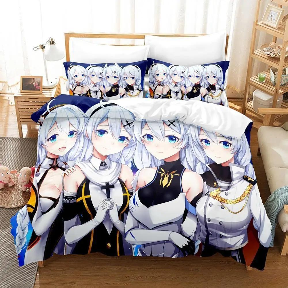 Spel Honkai Impact 3 Sängkläder Set Enkelsäng Tvilling Full Queen King Size Sängset Vuxen Barn Sovrum Påslakanset Anime Lakan Set
