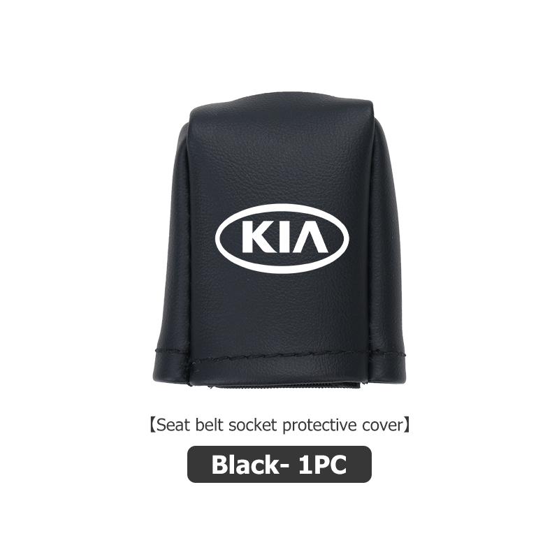 For KIA Universal Car Logo Seat Belt Buckle Protect Cover Anti Scratch Accessories Cerato Proceed Venga Stonic Picanto Sorento zqdtx40 vngk1