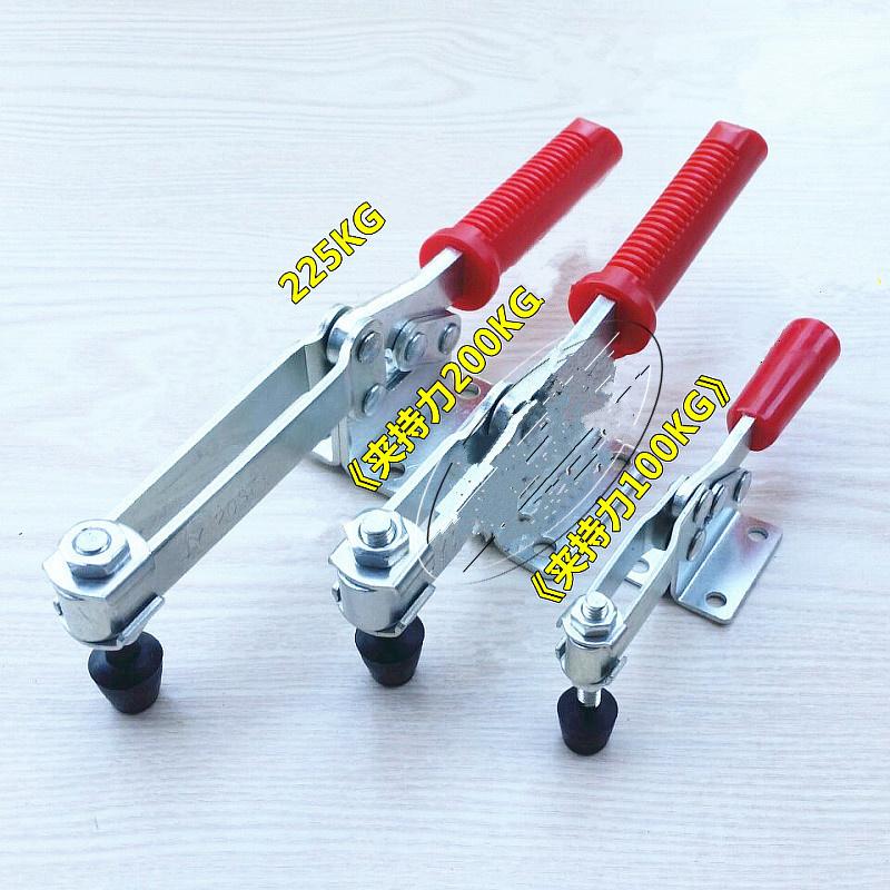 High Quality Toggle Clamp Horizontal Plunger Stroke Metal Push Pull Clamp Welding Tooling Clamping Fast Fixture Hand Tool