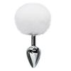 Anal Toy Butt Plug Smooth Touch από ανοξείδωτο ατσάλι Bunny Tail Πρωκτικό βύσμα Πρωκτικό σεξ Παιχνίδια για ενήλικες