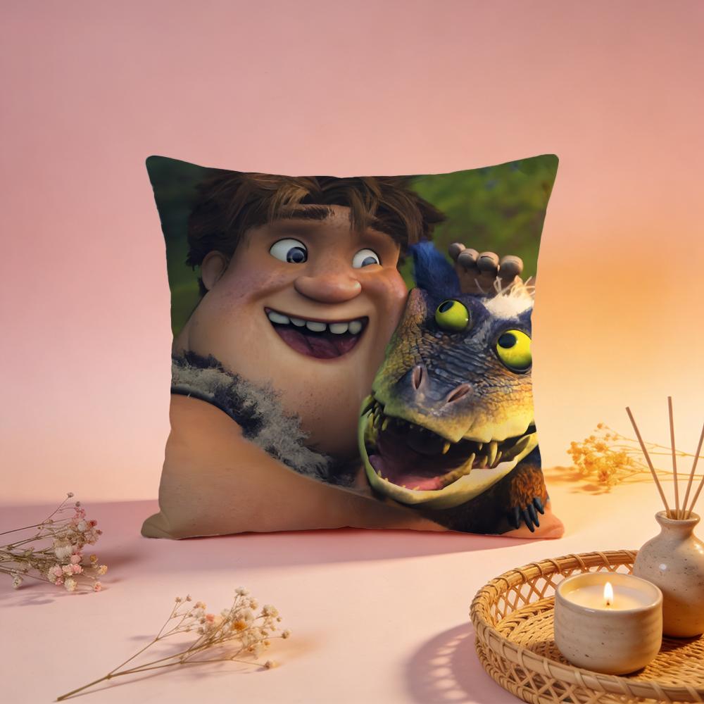 Trendy TThe Croodsow Cushion Cover Comfortable Durable Pillow Cover MultiScene for Home Office Car Sofa