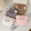 1PC Portable Kawai Animal Coin Bags Cute Koala Cat Plush Coin Purse ID Bus Credit Card Document Keys Storage Money Wallet Case