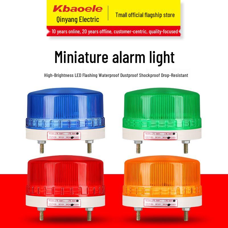 LTE-5061 LED Flashing Strobe Warning Light for Electric Vehicles (12V/24V/220V)