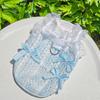 Elegant Cat Dress Lace Bowknot Dog Clothes Fashion Pet Vest Shirt  Spring
