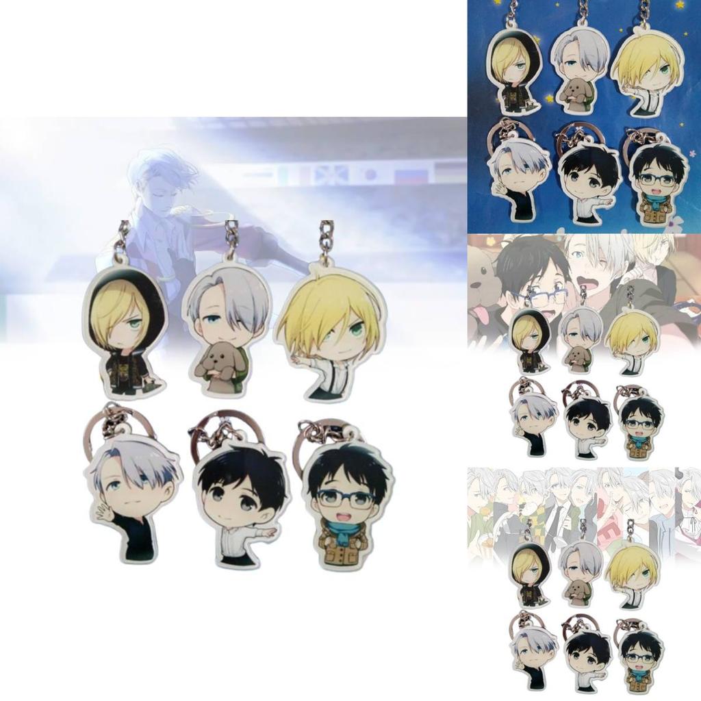 High-quality Yuri On Ice Anime Acrylic Keychain Single And Double-sided