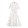 European & American Style Women's Embroidered Shirt Dress