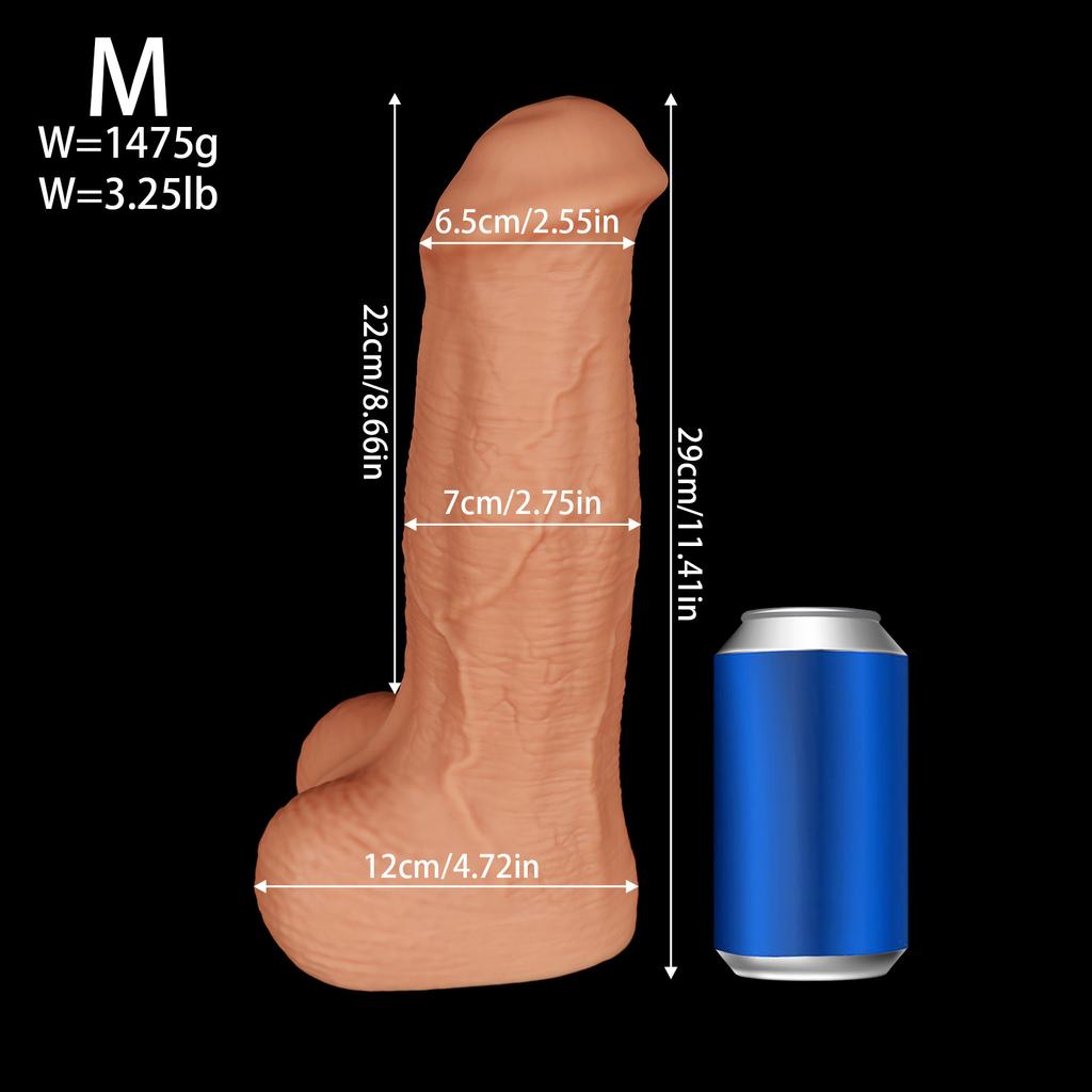 Super Size Silicone Butt Plug Dildo Masturbator Sex Toy Huge Fisting BDSM Femdom Strap on Penis Big Dick