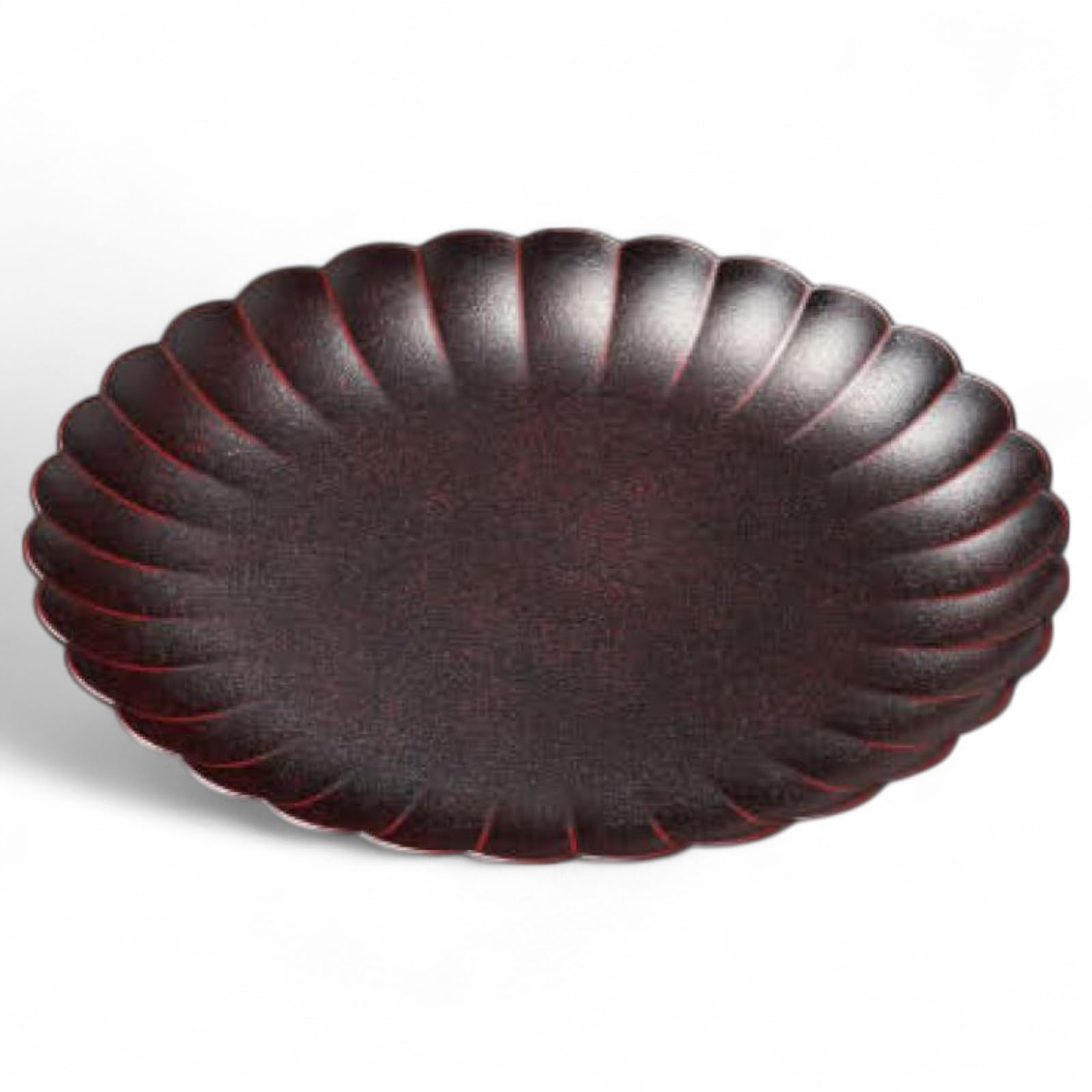 

PET Dishwasher Made in Japan J-kitchens Plate, (Resin), Urushi/Lacquer Finish, Hand-Painted, Safe, PID-531350,