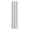 424088 Cortina Lista Blanca Lisa con Corte 140X250 Cm