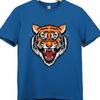 Tiger T Shirt Roaring Big Cat Graphic Tee Fierce Wild Animal Streetwear Top