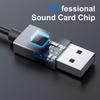 2-in-1-externe USB-Soundkarte, 3,5-mm-Hilfs-zu-USB-Audiobuchse, Soundadapter, geeignet für PC Windows 10 PS4 Laptop Mac