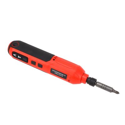 Electric Screwdriver Kit 3.6V USB Rechargeable 5 Gears Speed LED Light Portable Cordless Screwdriver for Phone Camera Laptop Watch