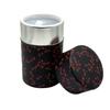 Noguchi Kumataro Teegarten Teedose, 150g, mit Washi-Papier und Innendeckel, Inden Libellenmuster, Schwarz, Hergestellt in Japan, Stilvoll
