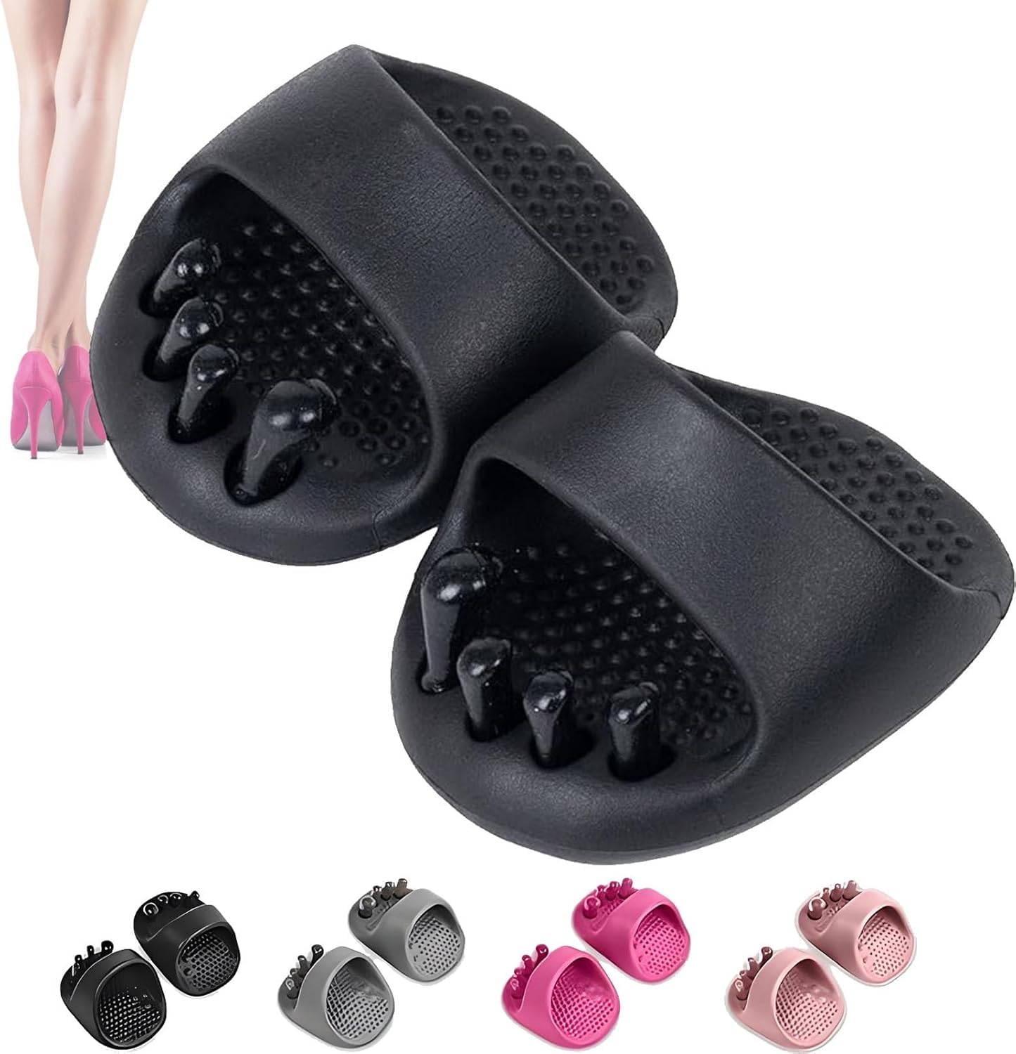 

Loong EVA Комнатные носки для красоты и отечности ног Основные Милые и Идеальные для подарка 5-палые Женское здоровье, Диета, Рефлексология, Массаж, Облегчение, Тренировки, чёрный