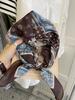 18Cm Cotton and Linen Cashew Small Square Scarf Spring Summer and Autumn Thin Decorative Scarf Air Conditioner Room Neck Scarf Headband Headscarf