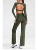 Women's High-End Padded Yoga Wear for Autumn/Winter: Slimming Long-Sleeve Sportswear for Pilates, Running, Fitness