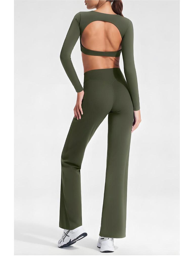 Women's High-End Padded Yoga Wear for Autumn/Winter: Slimming Long-Sleeve Sportswear for Pilates, Running, Fitness