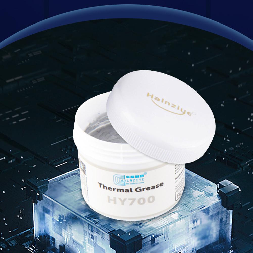 100g Silver Thermal Paste High Performance Silicone Grease Compound Heat Transfer Grease for CPU Consoles Graphics Cards Laptops