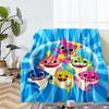 Shark Theme Printed Blanket - Perfect for Couch, Bed, Travel & Outdoor Use | Machine Washable, Cozy & Durable.