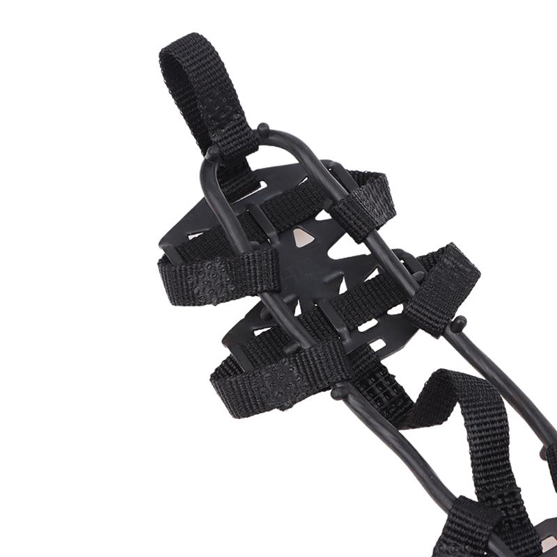 1 Paar ML Steigeisen Schuhüberzug 24 Zähne Anti-Rutsch Eisgriffe Greifer Schuhe Stiefel Wandern Eiskletterschuh Spikes Kletterkette