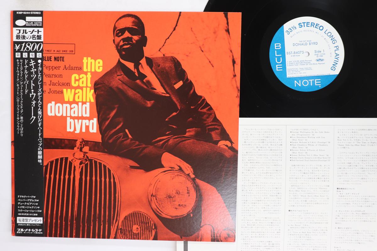 

LP Record DONALD BYRD Cat Walk K18P9244 BLUE NOTE 1983 Japan Obi Jazz Used