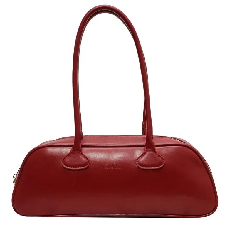 PU Shoulder Bags Baguette for Women  Simple and Versatile Luxury Handbag Sense  Popular Fashion  High Quality