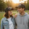 Letter Printing Mesh Baseball Cap Adjustable Breathable Boyfriend Girlfriend Couple Hats Hip-hop Snapback Cap