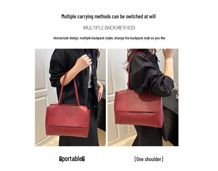 2025 Trendy Women's Soft-Sided Large Capacity Commuter Tote Crossbody Bag