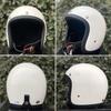 Lightweight Retro Cruiser Motorcycle Helmet Men Women Full Face DOT Approved Safety