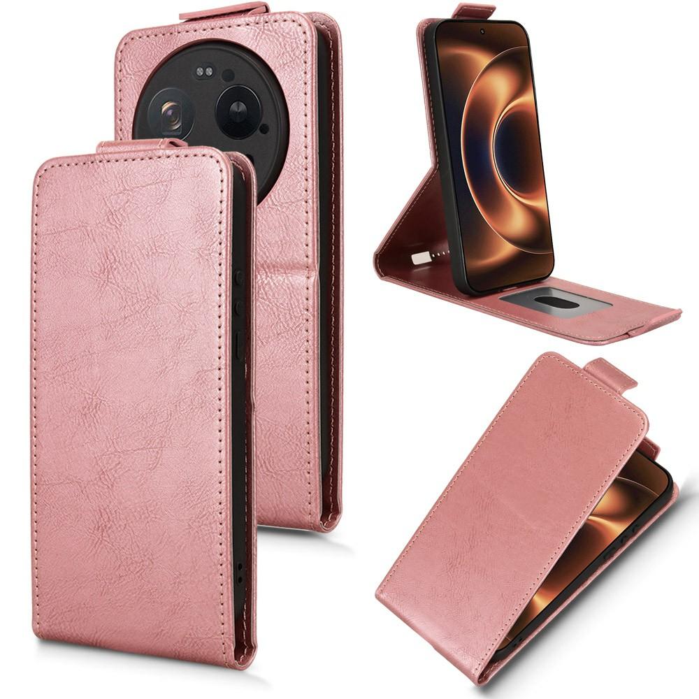 Für Xiaomi 17 Ultra 5G Hülle mit Ständer Magnetischer Verschluss Vertikales Flip Leder Handyhülle mit Kartenhalter