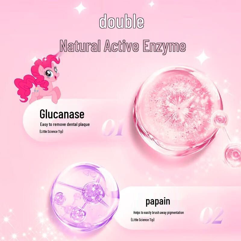 Leng Suan Ling Arctic White Sensitive Whitening Peach Toothpaste (My Little Pony Edition)