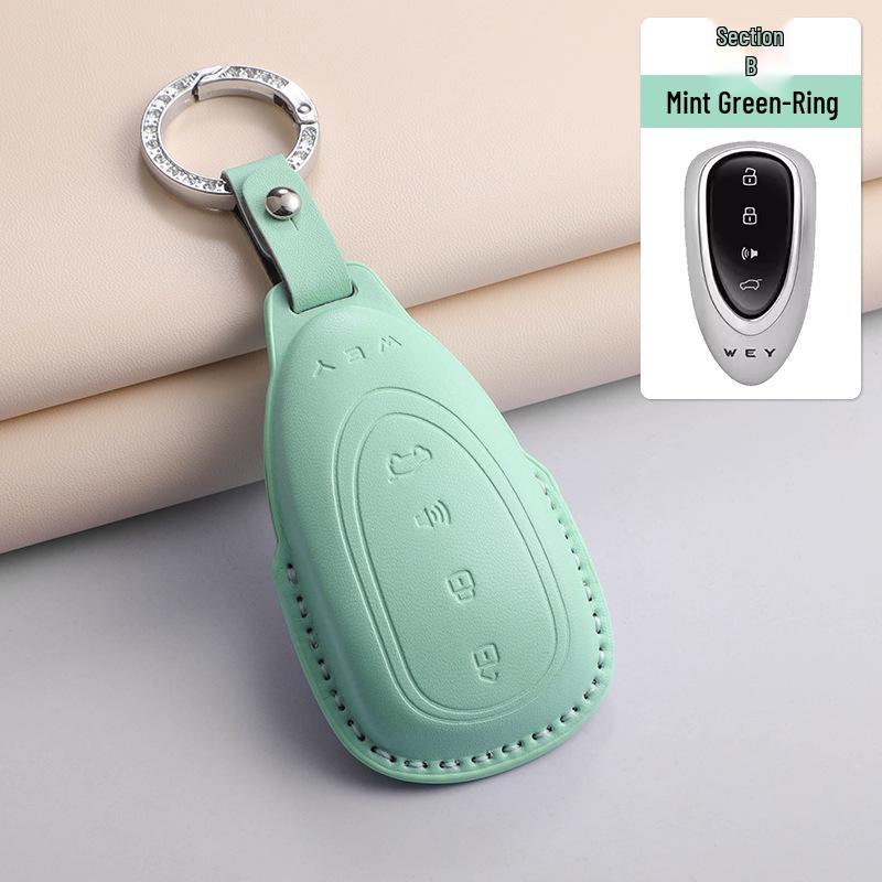 Great Wall WEY Blue Mountain Sheepskin 3D Key Fob Cover