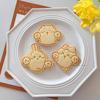3 Stück Keksausstecher Plätzchenausstecher DIY Haustier-Snackform Cartoon Kawaii Keksform Kastanien Gedämpfte Kekse Dessert Backwerkzeuge