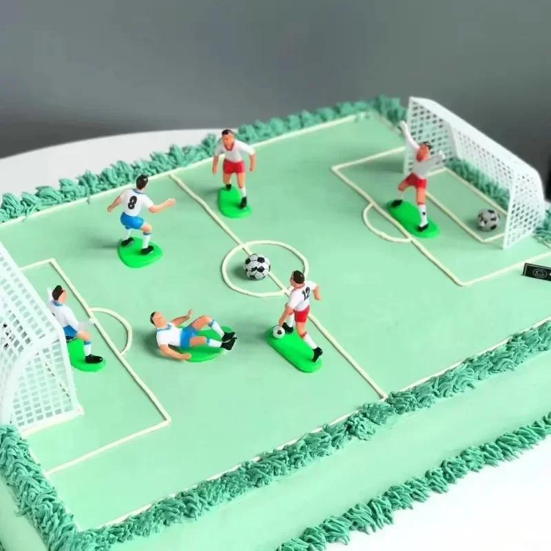 9 Stück/Set Fußball Basketball Kinder Cupcake Dekoration Kuchen Topper Alles Gute zum Geburtstag Baby Kinder Party Dekoration Partyzubehör